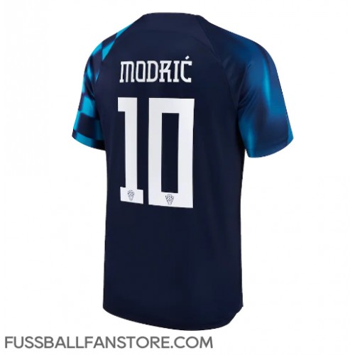 Kroatien Luka Modric #10 Replik Auswärtstrikot WM 2022 Kurzarm